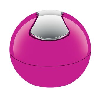 Abfalleimer Spirella Bowl - dark pink - 1 Liter - Top-Produkte: Wäschekörbe, Duschvorhänge, WC-Deckel, Seifenspender, Duschbrausen, Badezimmerteppiche & mehr - Top-Marken: Spirella, Laufen, Diaqua, Hansrohe, Kleine Wolke & Co. - Fehr Badshop Schweiz