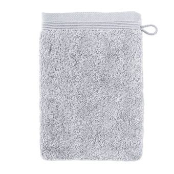 Waschhandschuh Möve Superwuschel - silber - 15 x 20 cm - Top-Produkte: Wäschekörbe, Duschvorhänge, WC-Deckel, Seifenspender, Duschbrausen, Badezimmerteppiche & mehr - Top-Marken: Spirella, Laufen, Diaqua, Grohe, Kleine Wolke & Co. - Fehr Badshop Schweiz