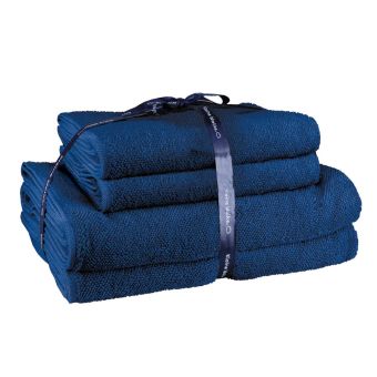 Frottier-Set Kleine Wolke Chill - 100 % Baumwolle - blau -  Top-Produkte: Wäschekörbe, WC-Bürsten, Duschvorhänge, Seifenspender, Duschbrausen, Badteppiche - Marken: Spirella, Diaqua, Grohe, Geberit & Co. - Fehr Badshop Schweiz