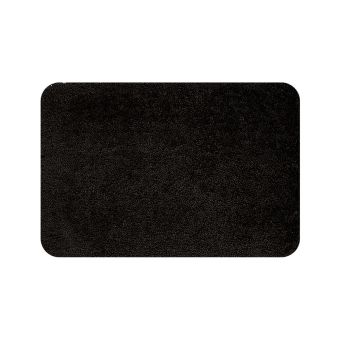 Badteppich Spirella Highland (superflauschig) - black - 55 x 65 cm - Top-Produkte: Wäschekörbe, WC-Deckel, WC-Bürsten, Duschvorhänge, Badezimmerteppiche & mehr - Top-Marken: Kleine Wolke, Möve, Wenko, Hansgrohe, Laufen & Co. - Fehr Badshop Schweiz