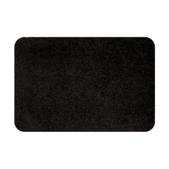 Badteppich Spirella Highland (superflauschig) - black - 60 x 90 cm - Top-Produkte: Wäschekörbe, WC-Deckel, Duschvorhänge, WC-Bürsten, Badezimmerteppiche & mehr - Top-Marken: Kleine Wolke, Möve, Wenko, Hansgrohe, Laufen & Co. - Fehr Badshop Schweiz