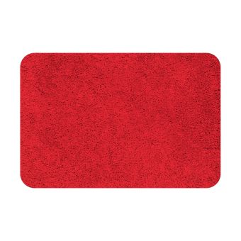 Badteppich Spirella Highland (superflauschig) - red - 60 x 90 cm - Top-Produkte: Wäschekörbe, Duschvorhänge, WC-Deckel, WC-Bürsten, Badezimmerteppiche & mehr - Top-Marken: Kleine Wolke, Wenko, Hansgrohe, Sanilo, Laufen & Co. - Fehr Badshop Schweiz