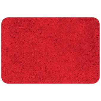 Badteppich Spirella Highland (superflauschig) - red - 70 x 120 cm - Top-Produkte: Wäschekörbe, WC-Deckel, WC-Bürsten, Duschvorhänge, Badezimmerteppiche & mehr - Top-Marken: Kleine Wolke, Wenko, Hansgrohe, Sanilo, Laufen & Co. - Fehr Badshop Schweiz