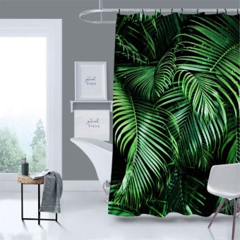 Sanilo Duschvorhang Palmdream - Anti-Schimmel-Effekt - 180 x 200 cm - Top-Produkte: Wäschekörbe, WC-Deckel, Duschvorhänge, Duschbrausen, Badezimmerteppiche & mehr - Marken: Spirella, Wenko, Hansgrohe, Geberit, Laufen & Co. - Fehr Badshop Schweiz