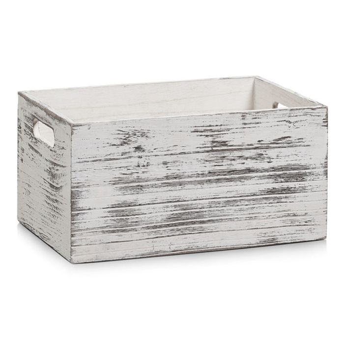 Fehr Badshop - Present Zeller cm Rustic Kiste - weiss 30x20x15 |